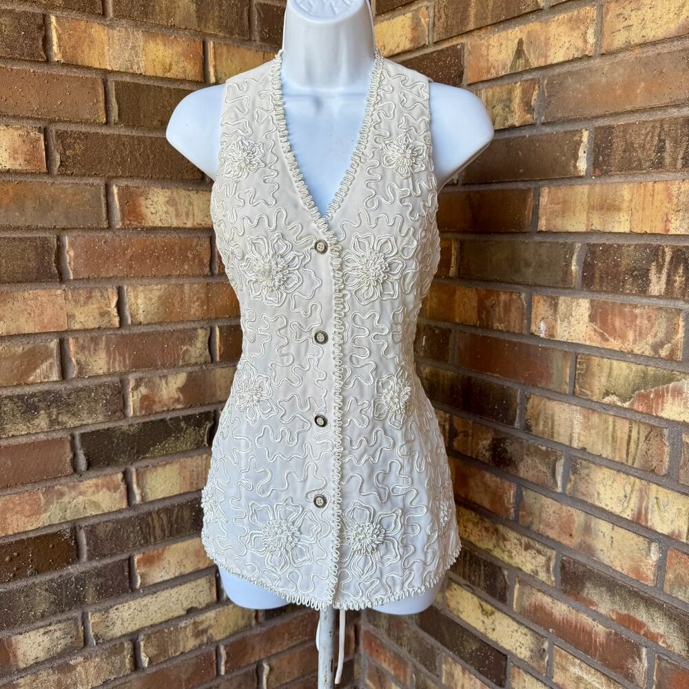 Pong Poco Limited Blouse; off white; size 1